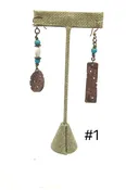 Copper earrings