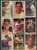 1957 Topps Baseball Complete Set (411) VG EX (26-026)