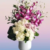 Purple Orchids & Hydrangeas FS13
