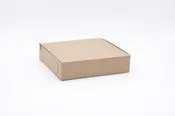 10″x10″x2 1/2″ Lock Corner Kraft Bakery Box, 1 Piece