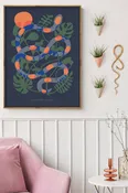 Flora + Snake Art Print