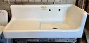 Right Corner skirted Farmhouse sink
