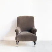 Bellecour Arm Chair | Emile Velvet Chocolate