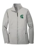 Michigan State University Embroidered Ladies Collective Soft Shell Jacket
