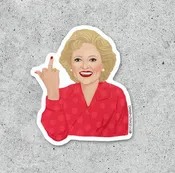 Sticker (Vinyl) - Betty White Bird