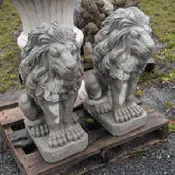 25'' lion pair as shown