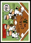 1913 A's/Giants Card 1970 Fleer Laughlin World Series Blue Backs #10