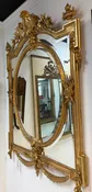 French Louis XVI Style Giltwood Mirror