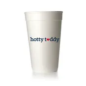 Hotty Toddy Heart Cups -Ole Miss Party Cups for Tailgates