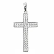 10K Diamond Cross Pendant 65107
