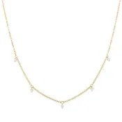 14K Diamond Chain Necklace