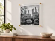 Acrylic Floating Frame 20"x20" Wall Mount