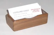 Business Card Holder-open top