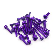 10PX PURPLE Aluminum Screw Set [Yeah Racing] YA-0734PP