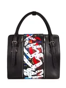 Kiss Large Leather Satchel