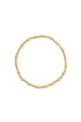 14K Beaded Stretch Bracelet