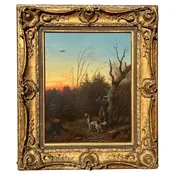 "Bird Hunting" by Wilhelm Reinhardt — Bradbury Art & Antiques