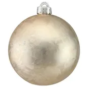 100MM FEATHER SMOOTH BALL ORN./R.GLD