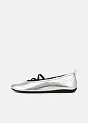 Coralie Metallic Leather Ballet Sneaker