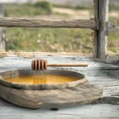 Wooden Honey Dipper 6 Inch | Natural Honey Drizzle Stick