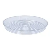 16" Clear Plastic Saucer — EcoGarden Supply