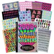 2000+ Alphabet Stickers