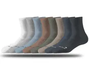 8-Pack of Half Calf Socks