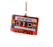 Awesome Mixtape Ornament - Red