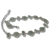 3D Concho Turquoise Hatband D740002133