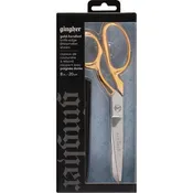 Gingher Gold Handle Knife Edge Bent Shears 8"