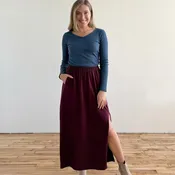 Amara skirt, Merlot