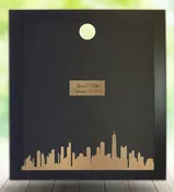 Chicago Skyline Guest Book Frame