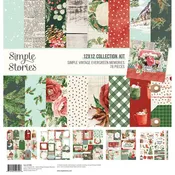 Simple Vintage Evergreen Memories 12 x 12 Collection Kit by Simple Stories