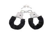 Black Furry Handcuffs