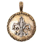 Aimez Charm Fleur de Lis Gold