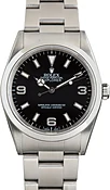 Pre-Owned Rolex Explorer Ref 14270 Black Dial