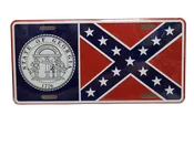 ’56 Georgia Flag Car Tag