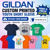 Custom Printed – Gildan Short Sleeve (Youth)