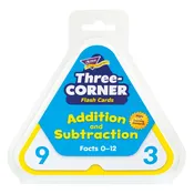 Addition and Subtraction Three-Corner® Flash Cards