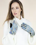 Almond Blossoms Gloves (TS) - TEAL (Pack of 6)