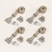 Anti-Tip Furniture Safety Straps — 4 Pack