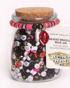 Jewelry Made by Me - 13 Metallic Number and Letter with Lips Charm DIY Bead Jar