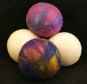 100% Wool Dryer Balls - 3 XL Balls