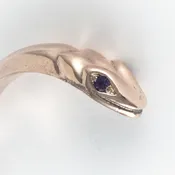Pink Silver Snake Bracelet