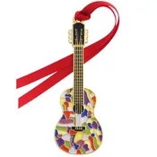 Dolly Parton 2026 Gold Plated Enameled Guitar Ornament