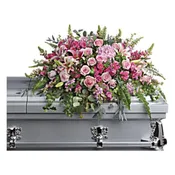 Beautiful Memories Casket Cover