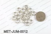 10MM Light Silver open Jump ring MET-JUM-0012
