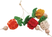 A & E Cage Loofah Bunch of Fruits Small Animal Toy