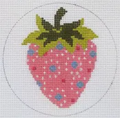 AC 153 Pink with Blue Dots Strawberry