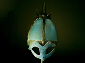 Helmet Blown Glass w/Stand — Nichols Art Glass